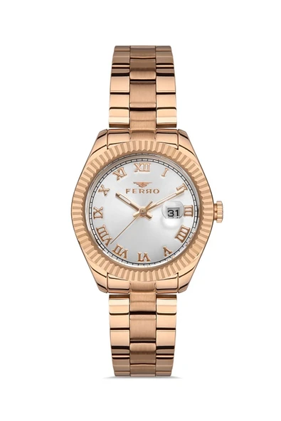 Ferro FL21295A-C Quartz Çelik Rose Gold 33 mm Kadın Kol Saati ürün görseli 1