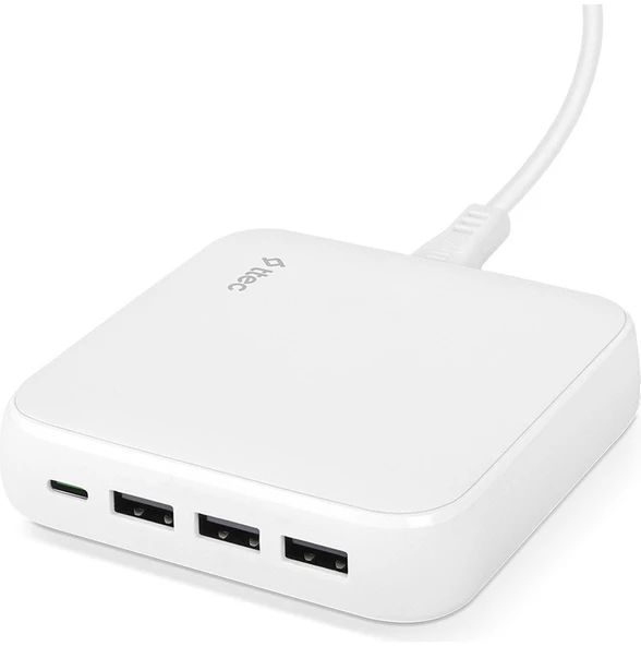 Ttec SmartCharger Quattro GaN 65W PD USB-C + USB-A Hızlı Seyahat Şarj Aleti ürün görseli 1