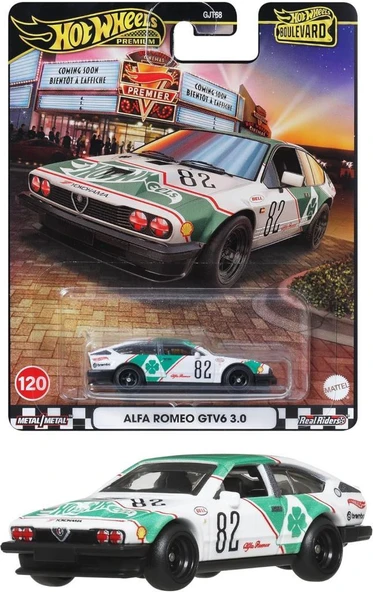 Hot Wheels Boulevard Premium Araçlar GJT68 - JBL16 ALFA ROMEO GTV6 3.0 ürün görseli 1