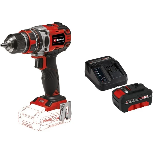 Einhell Tp-Cd 18/50 Li-I Bl Solo Vidalama + 1 x 4 Ah Starter Kit Akü ürün görseli 1
