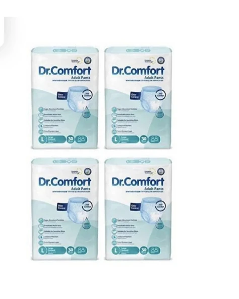 Dr.Comfort Dr Comfort 30 Lu Large Külot Bez Büyük Boy 4 Paket 120 Adet ürün görseli 1