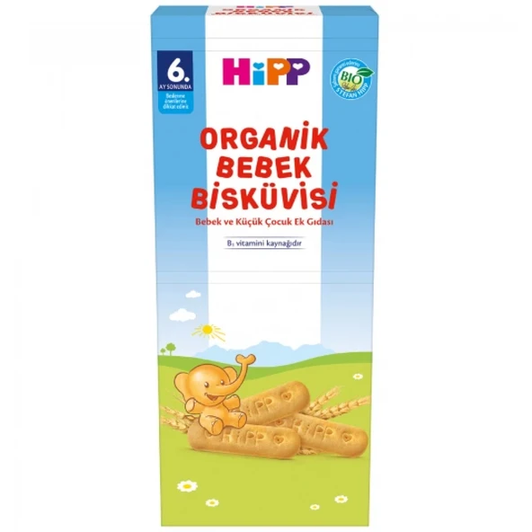 Hipp Organik Bebek Bisküvisi 180 Gr ürün görseli 1