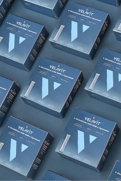Velavit V-Glutathione with SAM-e Liposomal 30 Saşe - Resim 4