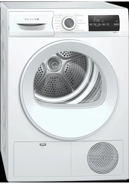Profilo KM8612HTR 8 Kg Isı Pompalı Çamaşır Kurutma Makinesi ürün görseli 1