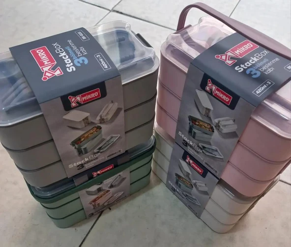 MIKRO BESLENME KABI 3 BOLMELI BK-6115 ürün görseli 1