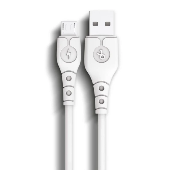 Jopus Universal Micro JO-DU01 Dualm 2in1 2,4 A Şarj Seti Beyaz ürün görseli 1