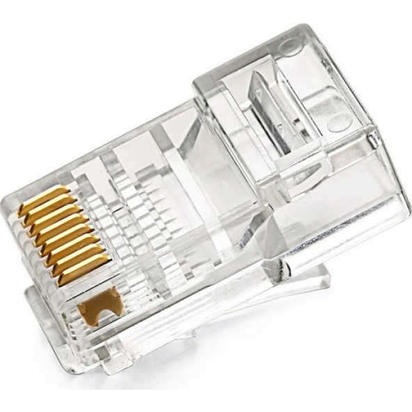 Cat 5 RJ45 Konnektör Jack 100 Adet ürün görseli 1