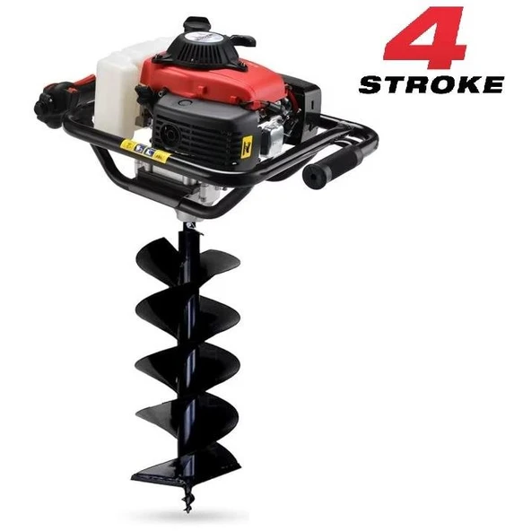 Gardenpro Çift Helezonlu 4 Zamanlı Toprak Burgu Makinası 200 mm 4 Hp ürün görseli 1