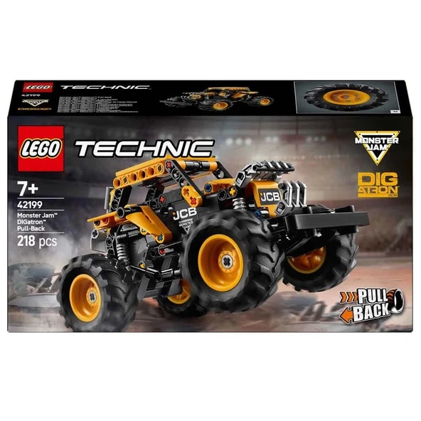 LEGO Technic Monster Jam DIGatron Çek-Bırak - 42199 - Resim 4