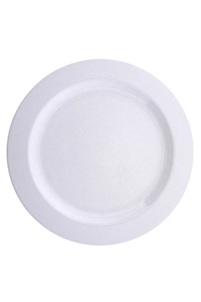 Beyaz Sert Plastik Parti Tabağı 26 cm 10'lu | Tek Kullanımlık ürün görseli 1