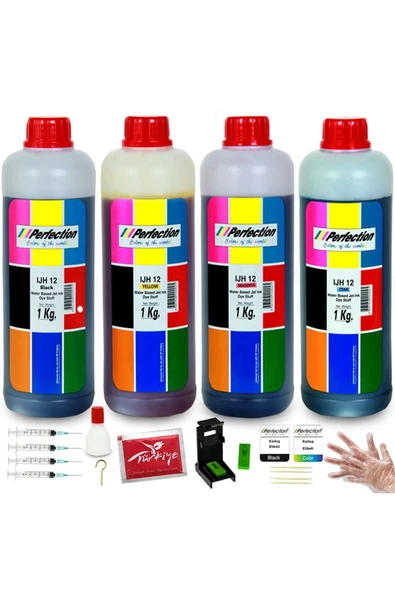 Canon E414/404/484/e474 Uyumlu Mürekkep 4 X 1 Kg. ürün görseli 1