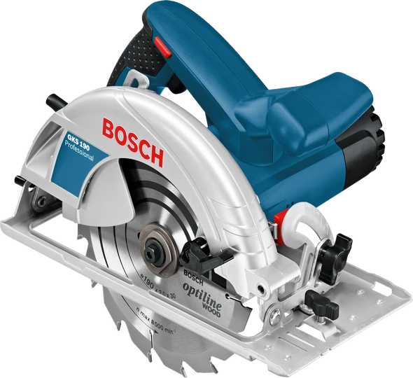 Bosch GKS 190 Profesyonel 1400 Watt 184 mm Elektrikli Daire Testere / Sunta Kesme Makinası ürün görseli 1