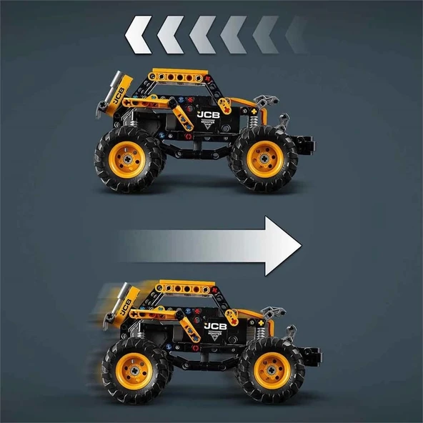 LEGO Technic Monster Jam DIGatron Çek-Bırak - 42199 - Resim 3