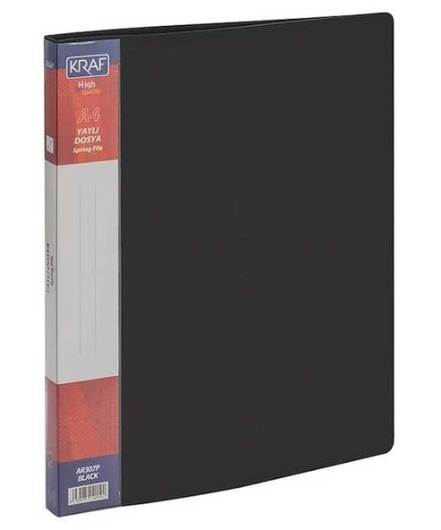 KRAF YAYLI DOSYA SIYAH TEKLI (AR307P) ürün görseli 1
