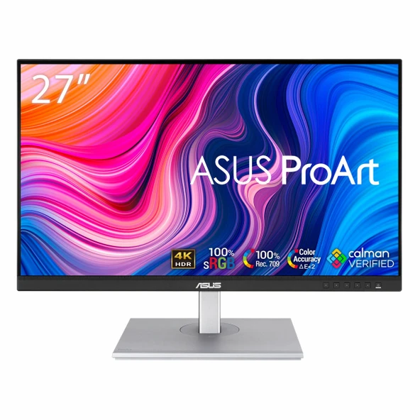 Asus ProArt PA279CV 27" 60Hz 5Ms HDMI+DP+USB-C HDR UHD FreeSync IPS Pivot Vesa Monitör ürün görseli 1