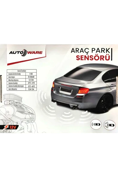 Autoware Renkli Lcd Ekranlı Sesli Park Sensörü - Resim 2