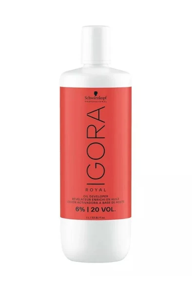 Schwarzkopf Igora Royal Yağ Bazlı Oksidan 1000 Ml 20 Volüm %6 ürün görseli 1