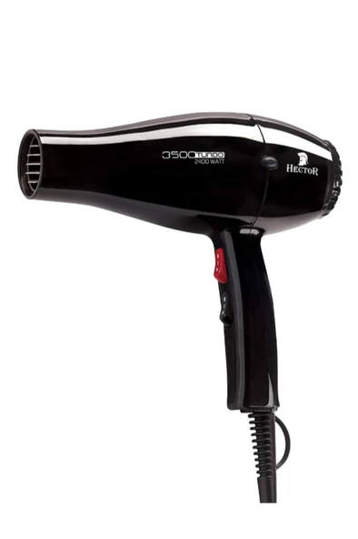 Hector Turbo 3500 Profesyonel 2400 Watt Fön Makinesi Siyah ürün görseli 1