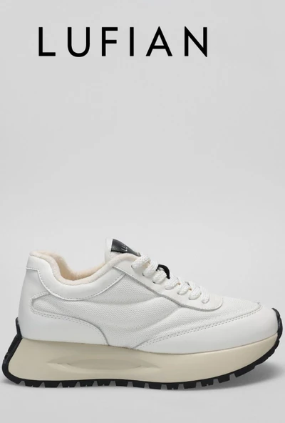 Lufian 122230016 Sia Sneaker Unisex Deri Spor Ayakkabı ürün görseli 1