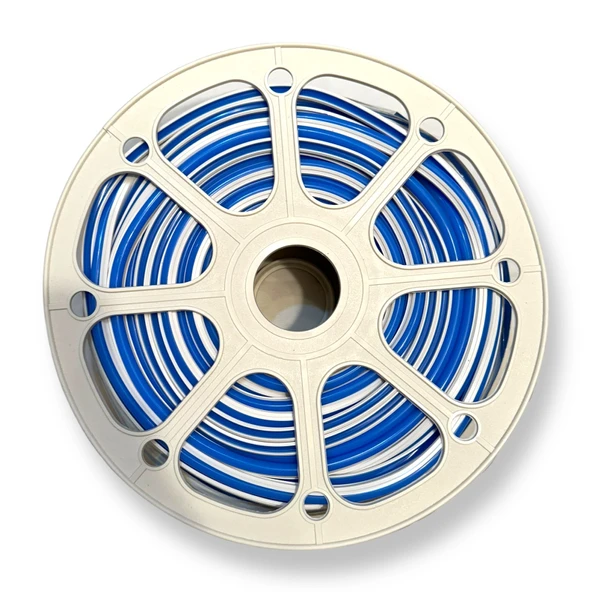 Mavi 6mm İkinci Nesil Silikon Neon LED Şerit Kılıfı – 5 Metre Difüzör Tüp (LED Hariç) ürün görseli 1