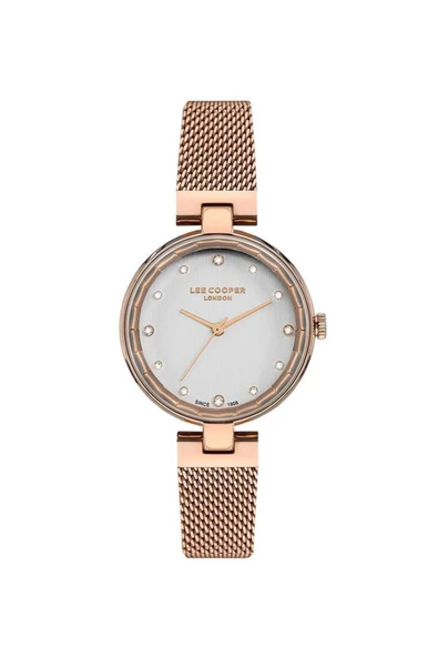 Lee Cooper Lc07246.430 Quartz Hasır Rose Gri Kadran 34 mm Kadın Kol Saati ürün görseli 1