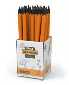 SILKA ILK KALEMIM JUMBO SIYAH 80 LI PAKET ART.75 ürün görseli 1