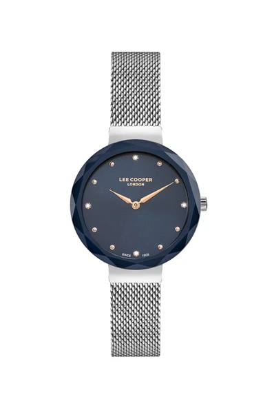 Lee Cooper Lc07237.390 Quartz Hasır Gri Lacivert Kadran 33 mm Kadın Kol Saati ürün görseli 1