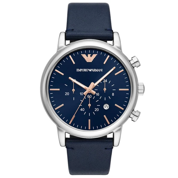 Emporio Armani AR11451 46 mm Lacivert Erkek Kol Saati ürün görseli 1