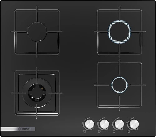 Bosch PNH6C6O12O Wok Gözlü Siyah Ankastre Cam Ocak ürün görseli 1
