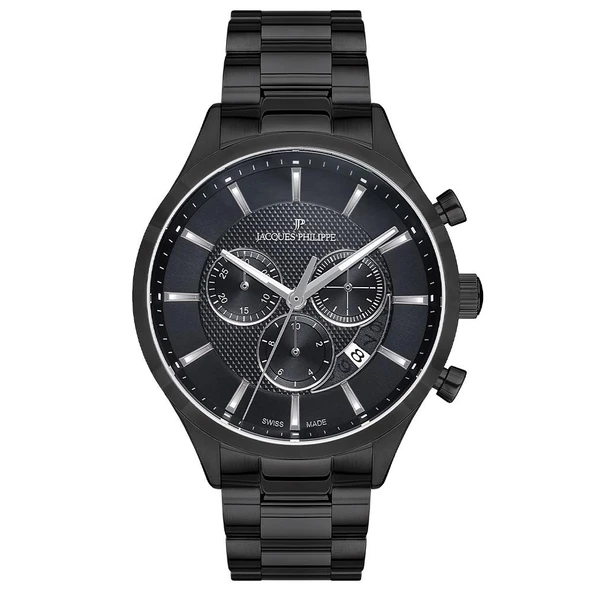 Jacques Philippe JPQGC034311 43 mm Siyah Erkek Kol Saati ürün görseli 1