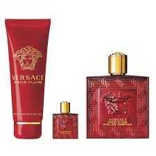 Versace Eros Flame 100ml Edp Erkek Parfüm Set - Resim 2