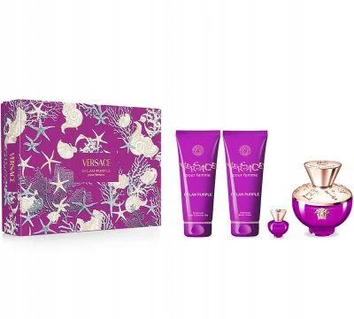 Versace Dylan Purple Pour Femme 100ml Edp Kadın Parfüm Set ürün görseli 1