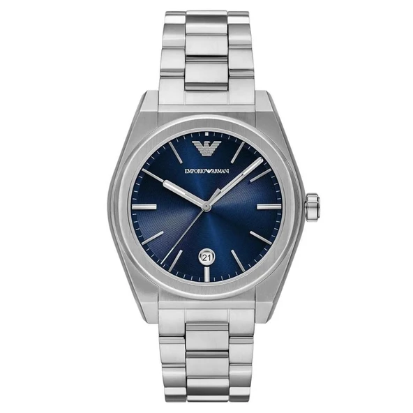Emporio Armani AR11620 Quartz Çelik Gri Mavi Kadran 41 mm Erkek Kol Saati ürün görseli 1