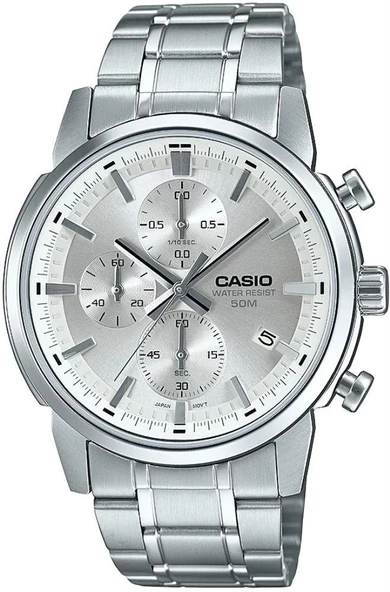Casio MTP-E510D-7AVDF Quartz Çelik Gri 42 mm Erkek Kol Saati ürün görseli 1
