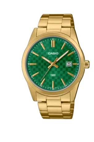Casio MTP-VD03G-3AUDF Quartz Çelik Altın Rengi Yeşil Kadran 41 mm Erkek Kol Saati ürün görseli 1