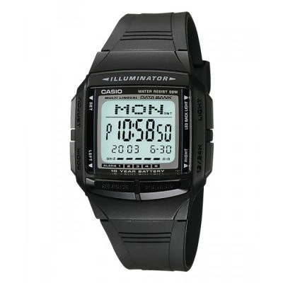 Casio DB-36-1AVDF Quartz Silikon Siyah 37 mm Erkek Kol Saati - Resim 3