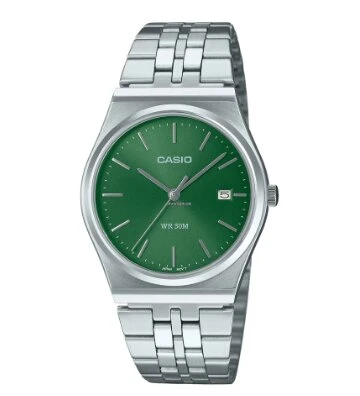 Casio MTP-B145D-3AVDF Quartz Çelik Gri Yeşil Kadran 35 mm Erkek Kol Saati ürün görseli 1