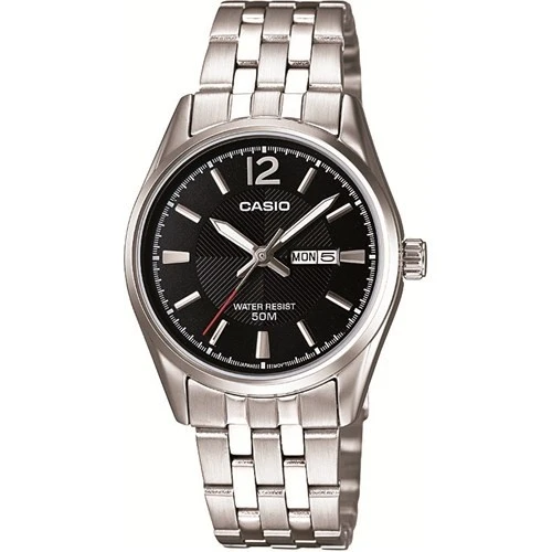 Casio LTP-1335D-1AVDF Quartz Çelik Gri Siyah Kadran 30 mm Kadın Kol Saati ürün görseli 1