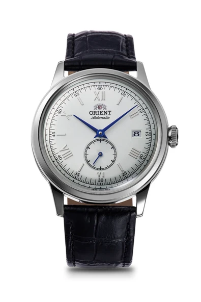 Orient Kurmalı Otomatik Deri Siyah Beyaz Kadran 38 mm Erkek Kol Saati ürün görseli 1
