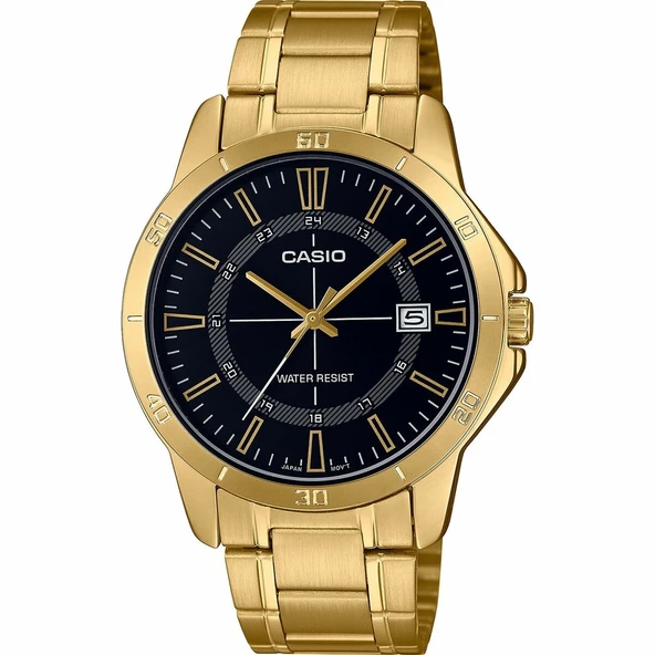 Casio MTP-V004G-1CUDF Quartz Çelik Altın Rengi Siyah Kadran 41 mm Erkek Kol Saati ürün görseli 1