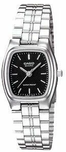 Casio LTP-1169D-1ARDF Quartz Çelik Gri Siyah Kadran 22 mm Kadın Kol Saati ürün görseli 1
