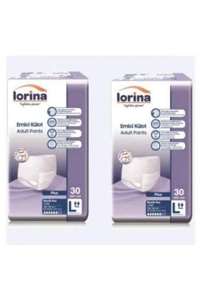 Lorina Külotlu Hasta Bezi L Beden 60 Adet ürün görseli 1