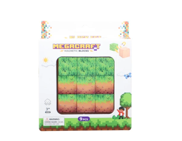 Megacraft 9 Parça Çimenli Toprak Blok - Resim 2