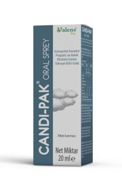 Valens Candi Pak Oral Sprey 20 ml ürün görseli 1