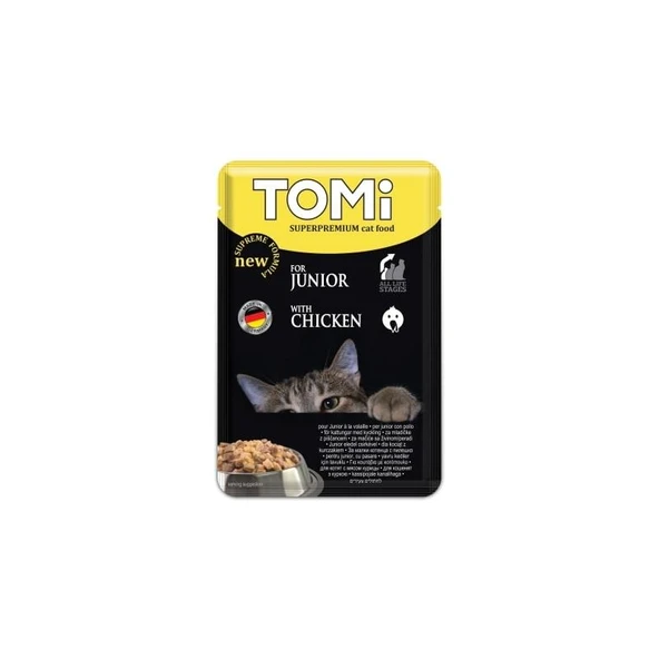 Tomi Pouch Kümes Hayvanlı Yavru Kedi Konservesi 100 Gr ürün görseli 1