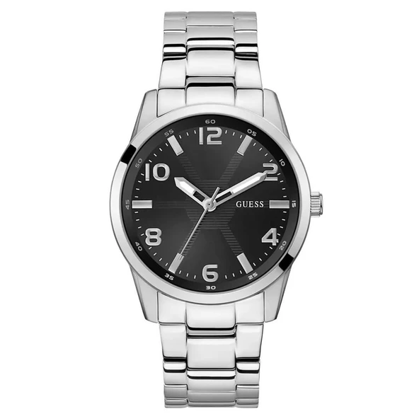 Guess GUGW0804G2 Quartz Çelik Gri Siyah Kadran 42 mm Erkek Kol Saati ürün görseli 1