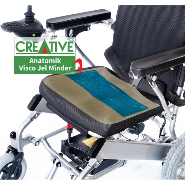 Creative CR-6012 Akülü Tekerlekli Sandalye - Resim 4