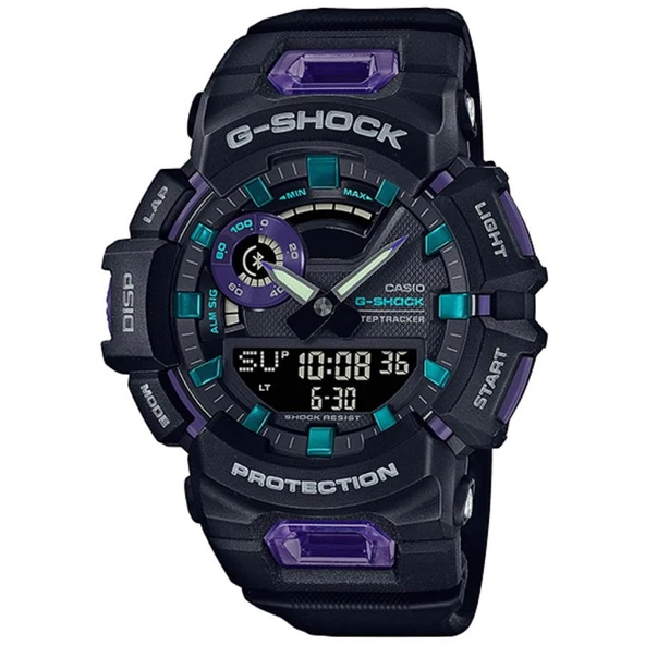 Casio GBA-900-1A6DR Analog/Digital Silikon Siyah 49 mm Erkek Kol Saati ürün görseli 1