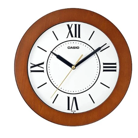 Casio IQ-126-5BDF Kahve 260 mm Duvar Saati ürün görseli 1