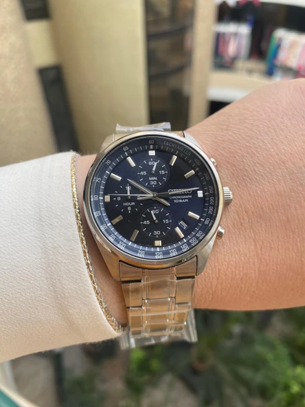Seiko SSB377P 42 mm Quartz Kronograf 10 ATM Lacivert Kadran Çelik Erkek Kol Saati ürün görseli 1